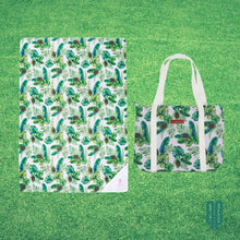 Load image into Gallery viewer, The Daintree - Picnic Blanket &amp; Matching Bag (White)
