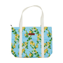 Load image into Gallery viewer, Sweet Citrus - Picnic Blanket &amp; Matching Bag (Blue)
