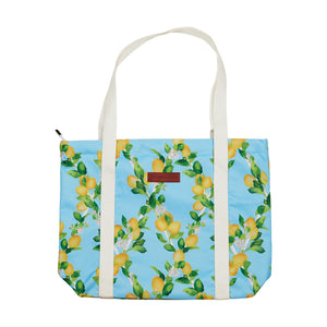 Sweet Citrus - Picnic Blanket & Matching Bag (Blue)