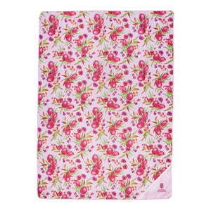 Botanical Blossom - Picnic Blanket & Matching Bag (Pink)